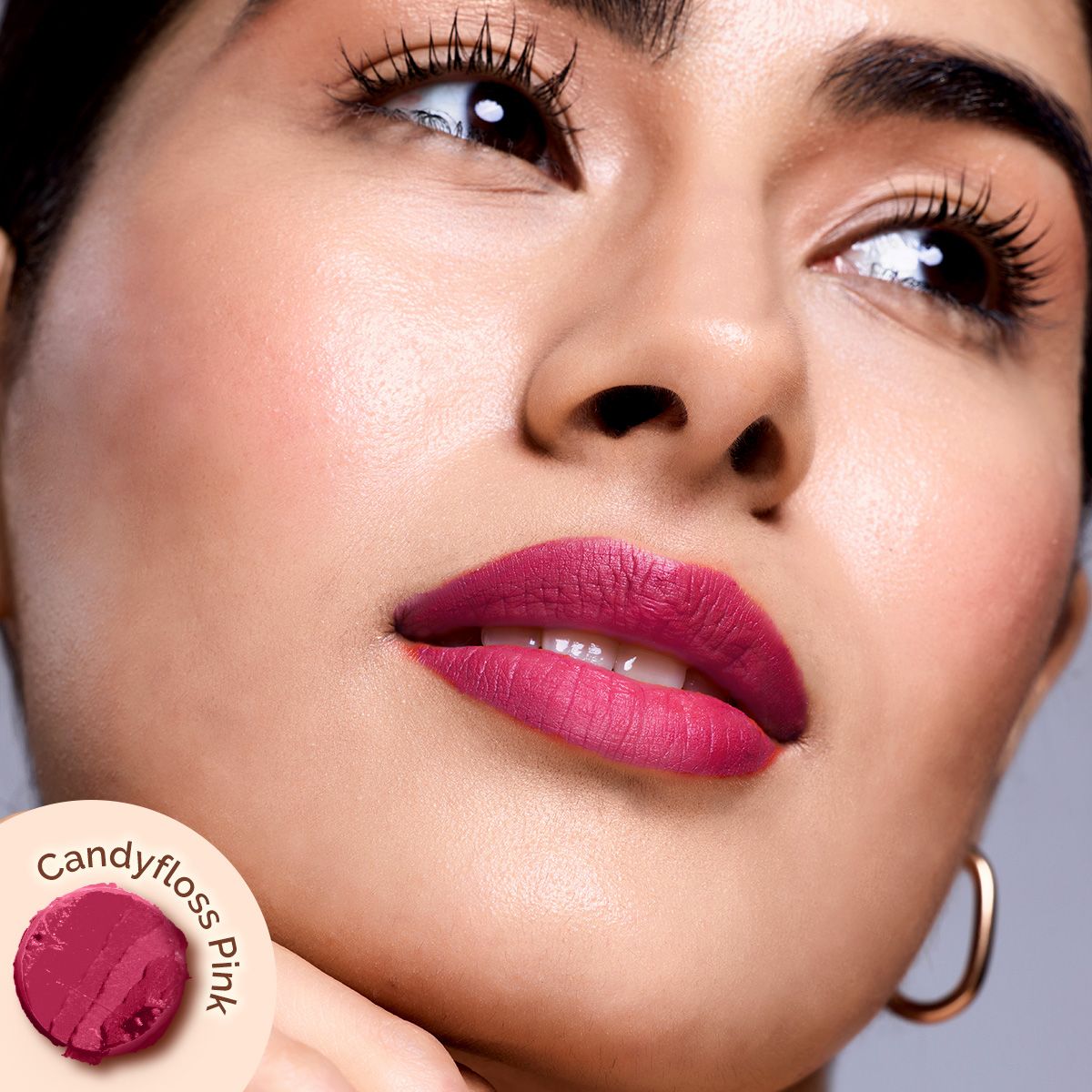 Mamaearth Moisture Matte Longstay Mini Lipstick, 0.7g | Candyfloss Pink - Image 2 - Buy from Indicrest