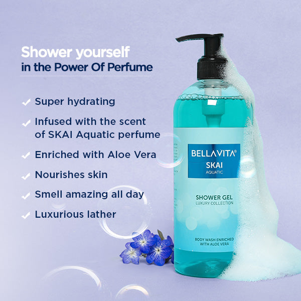 SKAI Aquatic Shower Gel - 500ml - Image 3 - Indicrest