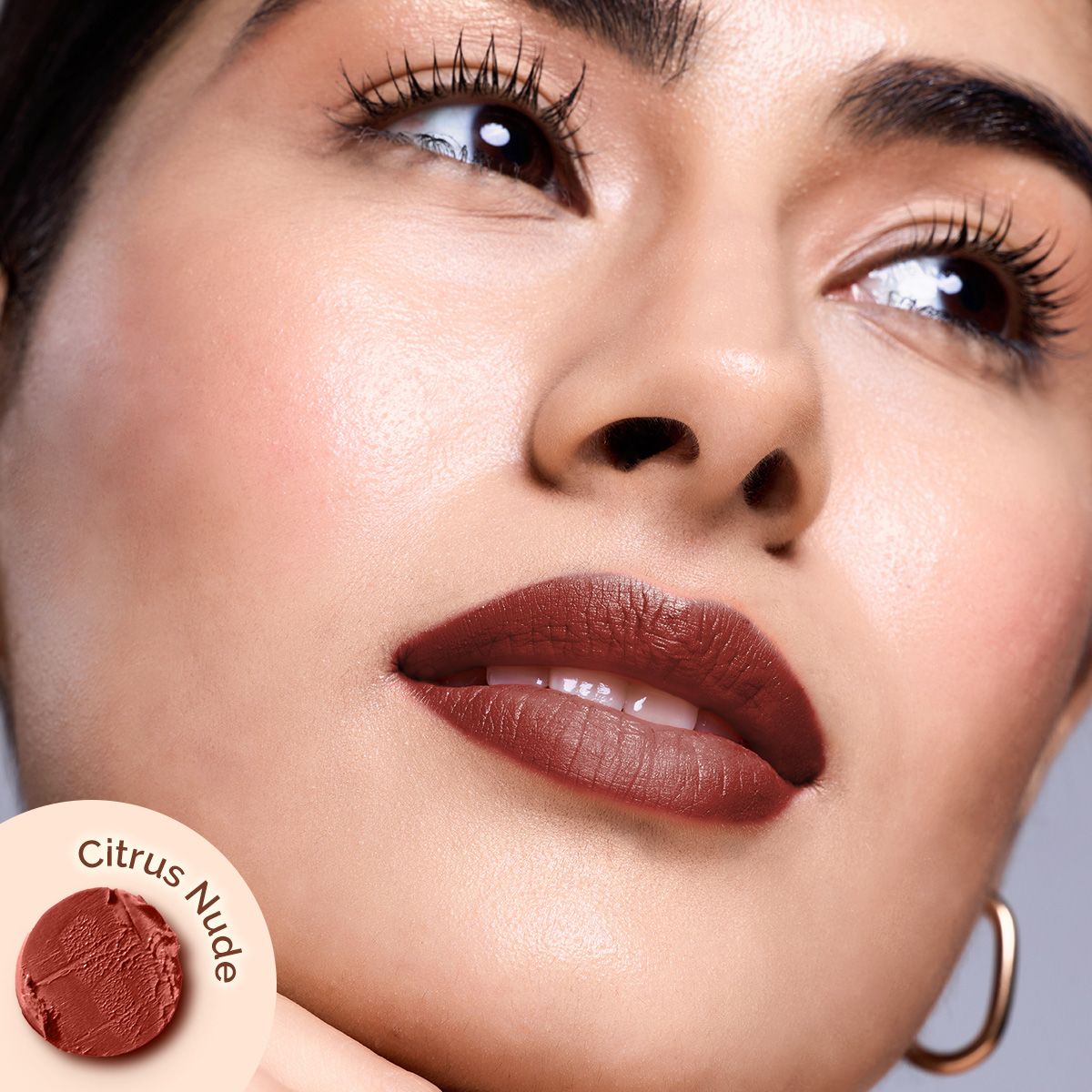 Mamaearth Moisture Matte Longstay Lipstick, 2g | Citrus Nude - Image 3 - Buy from Indicrest