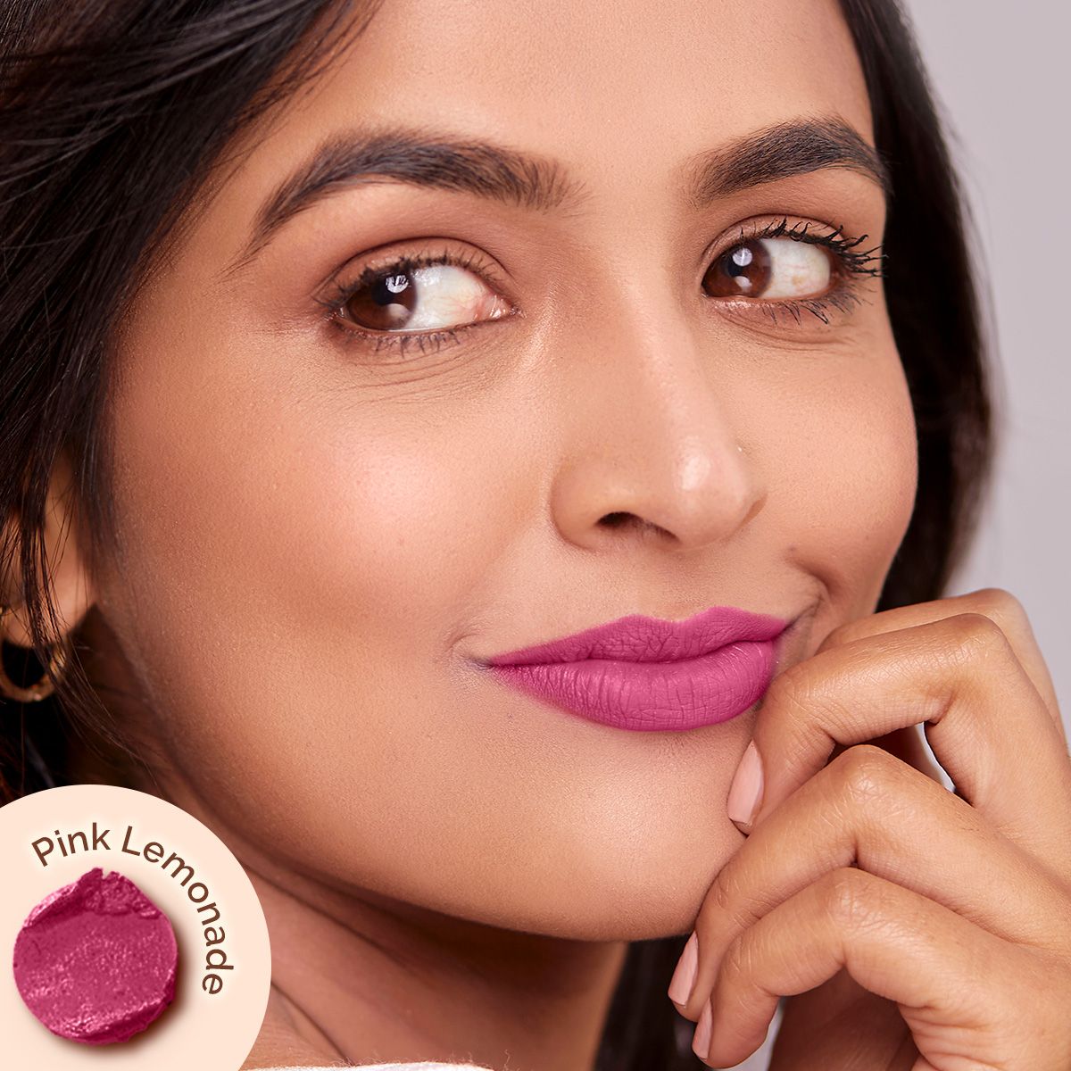 Mamaearth Moisture Matte Long Stay Lipstick, 2g | Pink Lemonade - Image 3 - Buy from Indicrest
