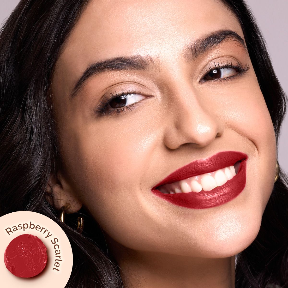 Mamaearth Moisture Matte Long Stay Lipstick, 2g | Raspberry Scarlet - Image 3 - Buy from Indicrest