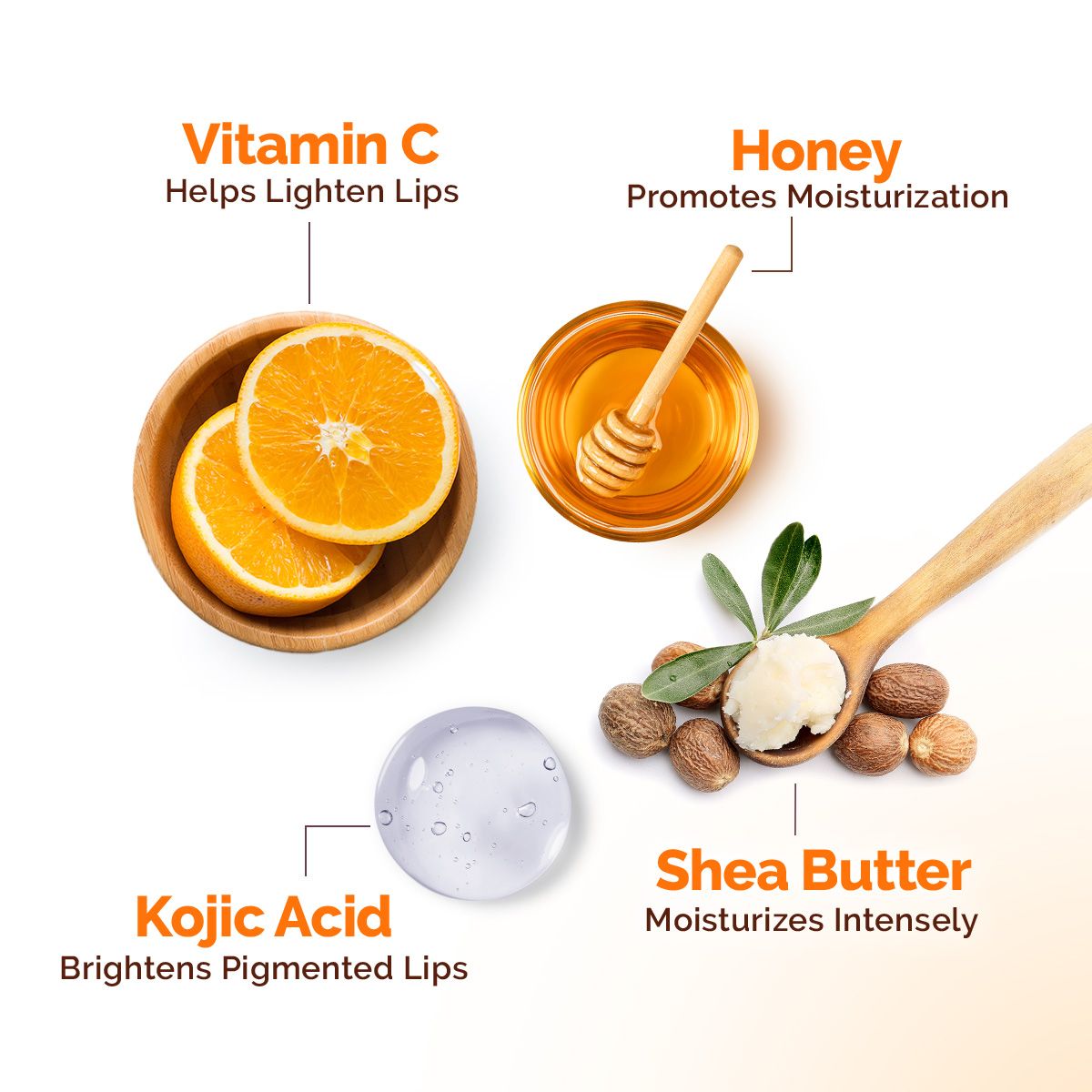 Mamaearth Vitamin C Moisture Therapy Lip Balm SPF 50 with Vitamin C & Honey for Lip Lightening, 15g - Image 5 - Buy from Indicrest