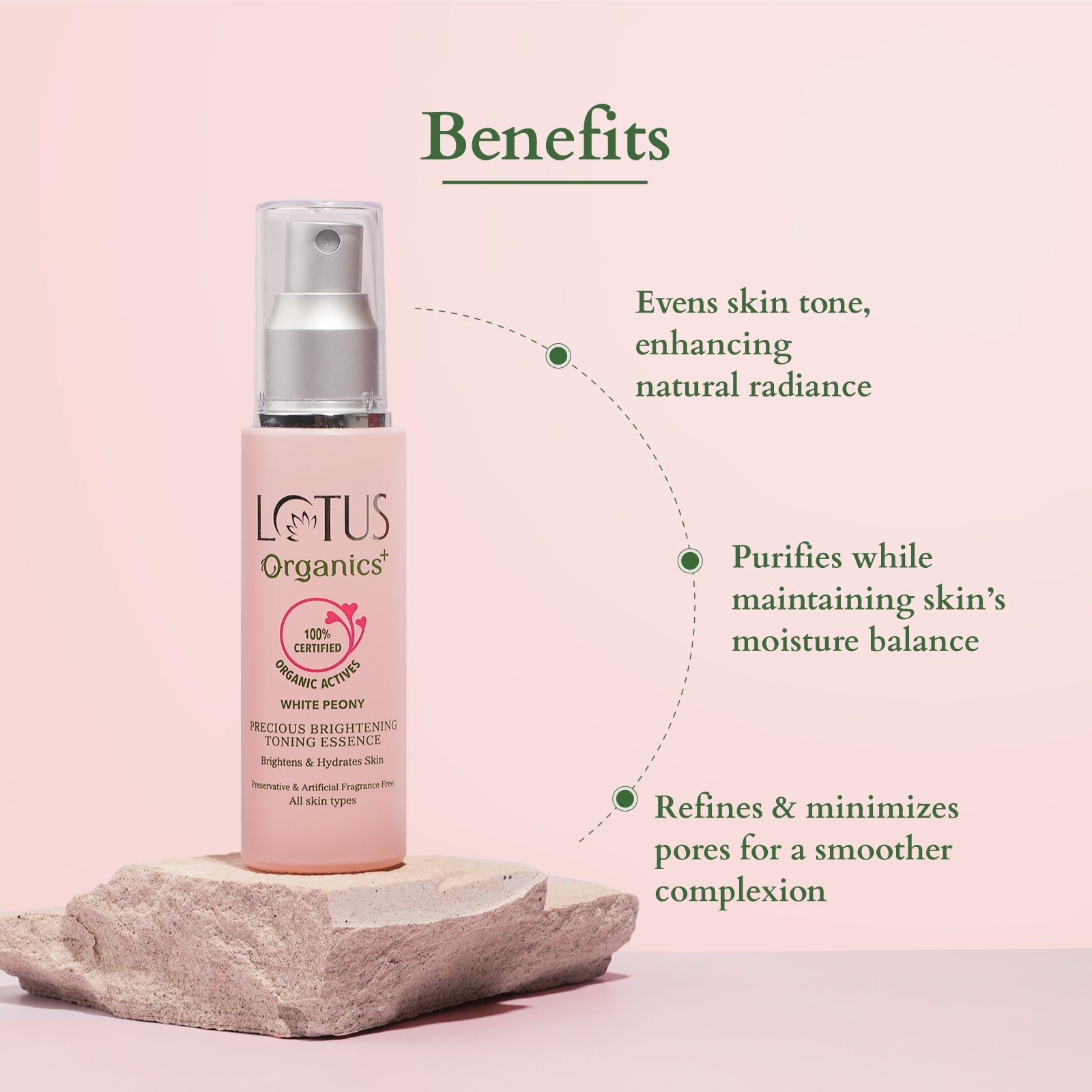 Lotus Herbals Precious Brightening Toning Essence, 50ml
