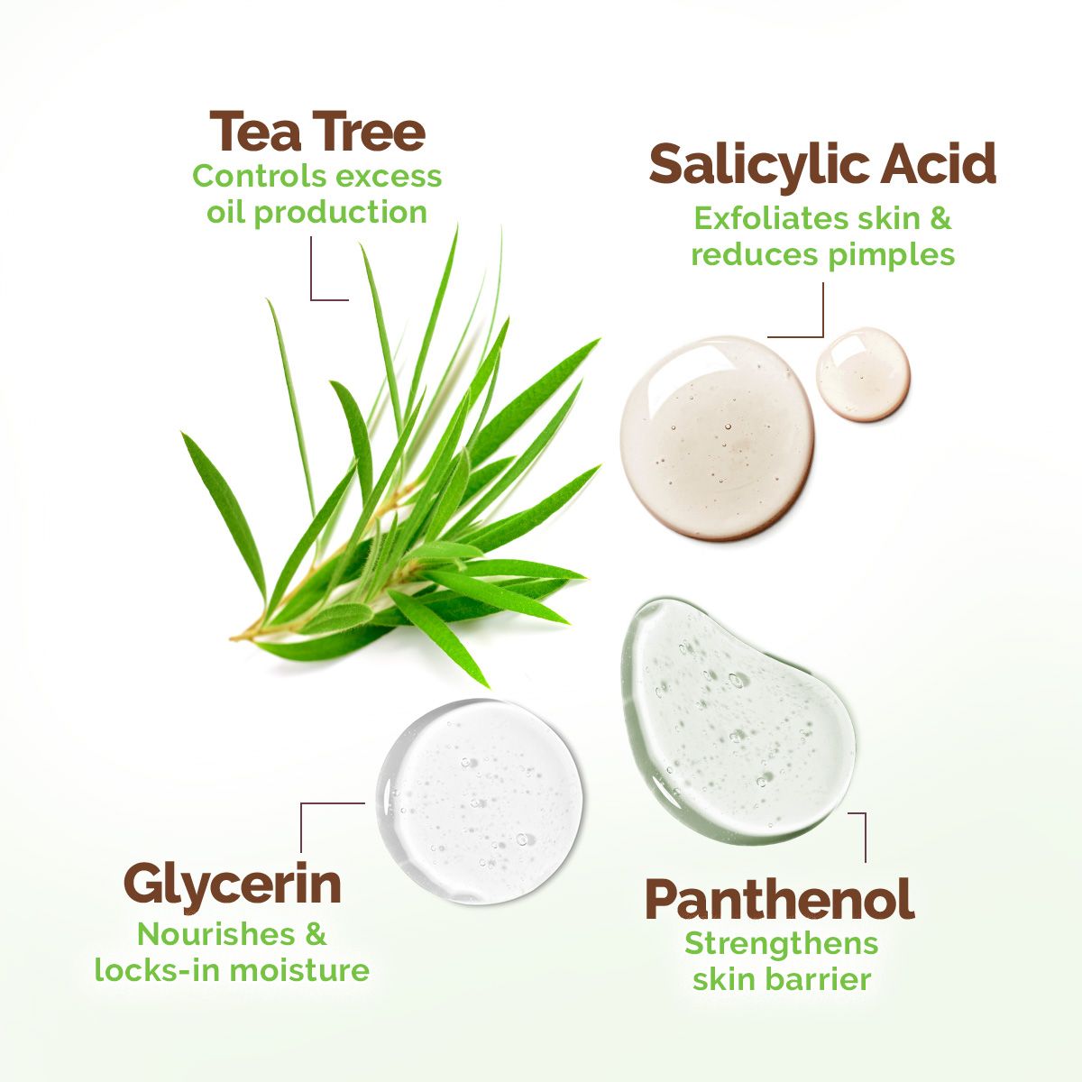 Mamaearth Tea Tree Oil Control Face Pack with Tea Tree & Salicylic Acid for Normal to Oily Skin, 200g - Image 3 - Buy from Indicrest