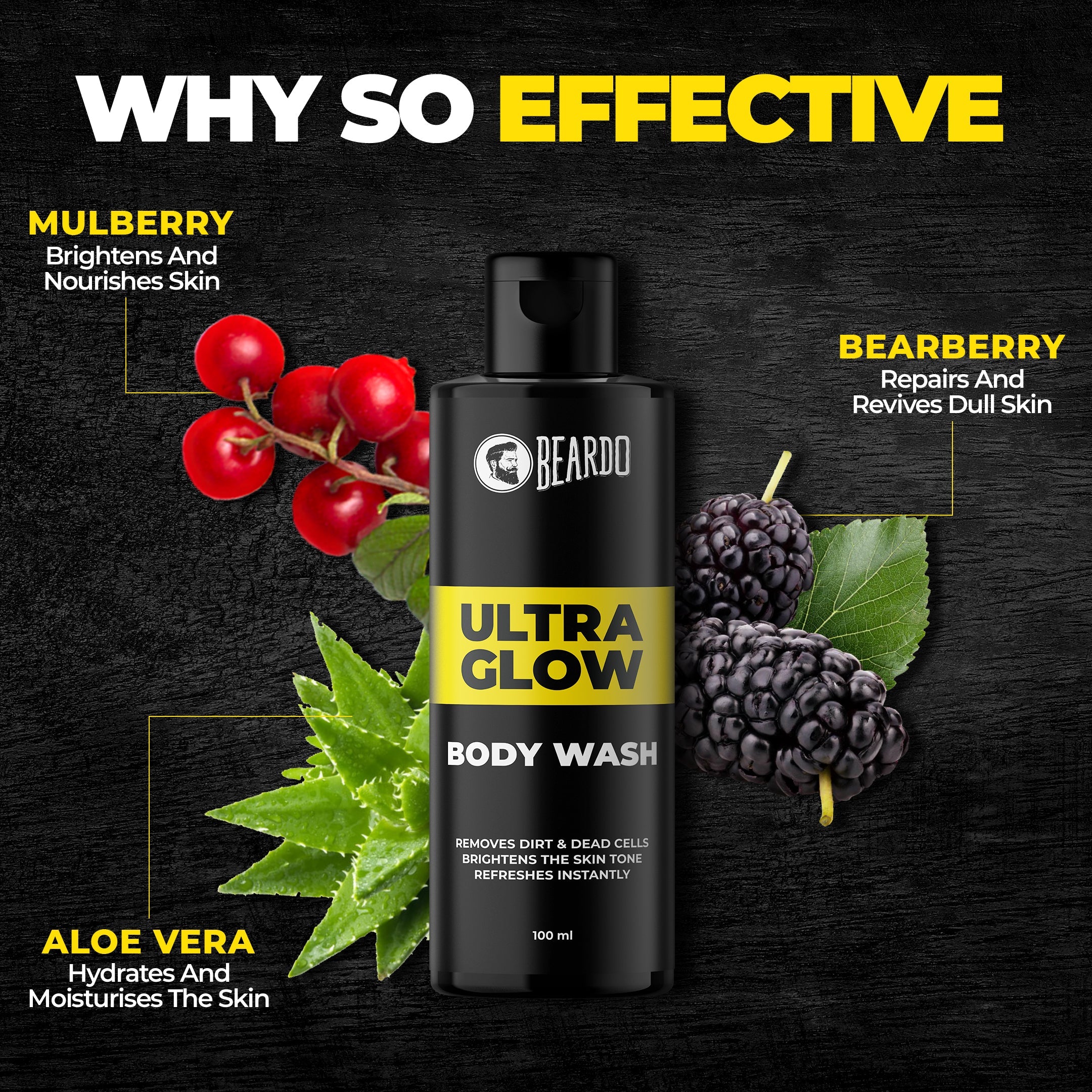 Beardo Ultraglow Bodywash, 100ml - Image 3 - Buy from Indicrest