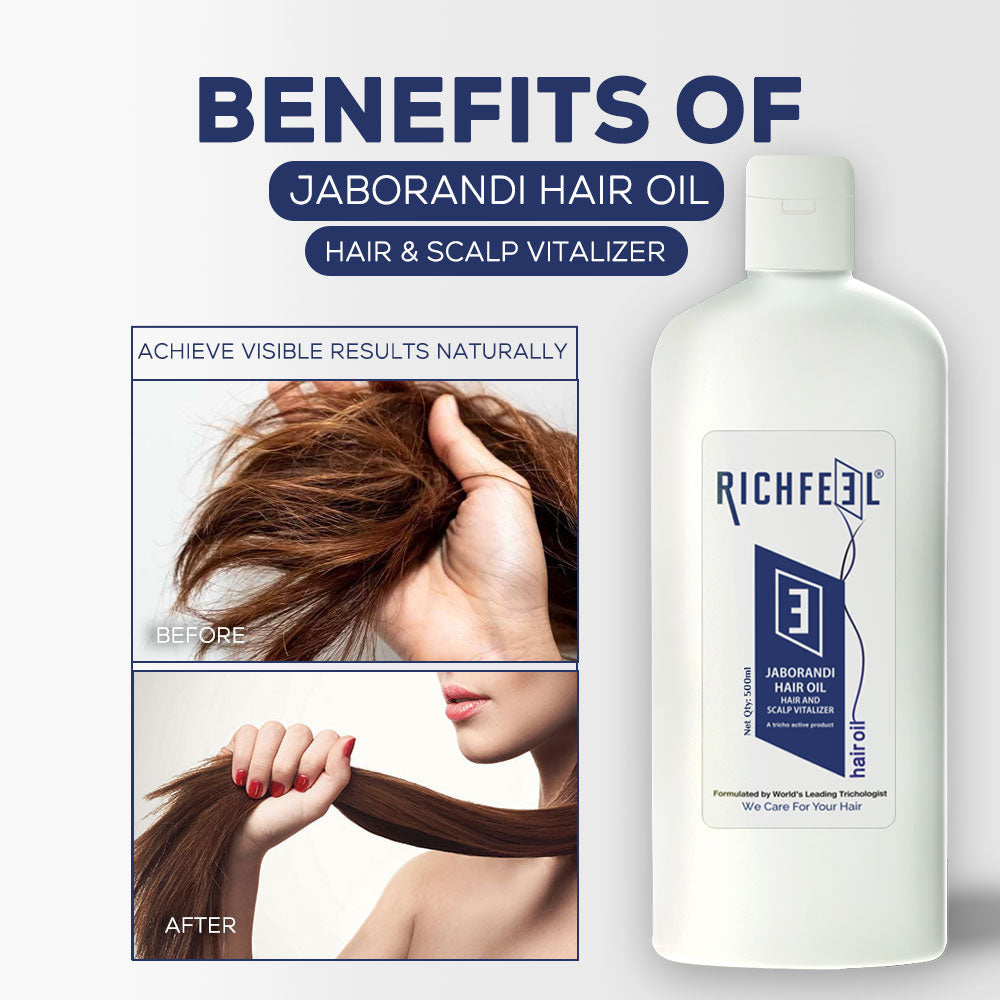 Richfeell Jaborandi Hair Oil 500 Ml - Image 3 - Buy from Indicrest