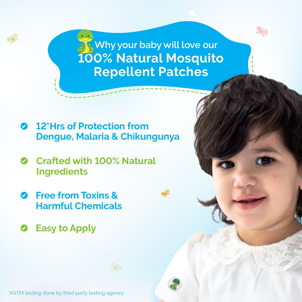 Mamaearth Natural Mosquito Repellent Patches, 24pcs - Image 3 - Buy from Indicrest