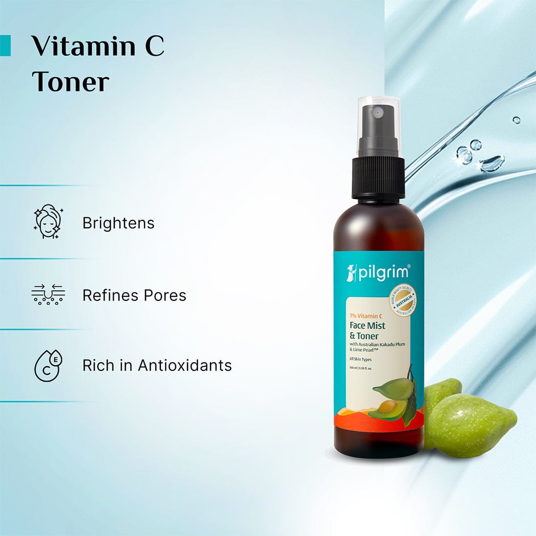 Pilgrim 1% Vitamin C Toner, 100ml - Image 3 - Buy from Indicrest