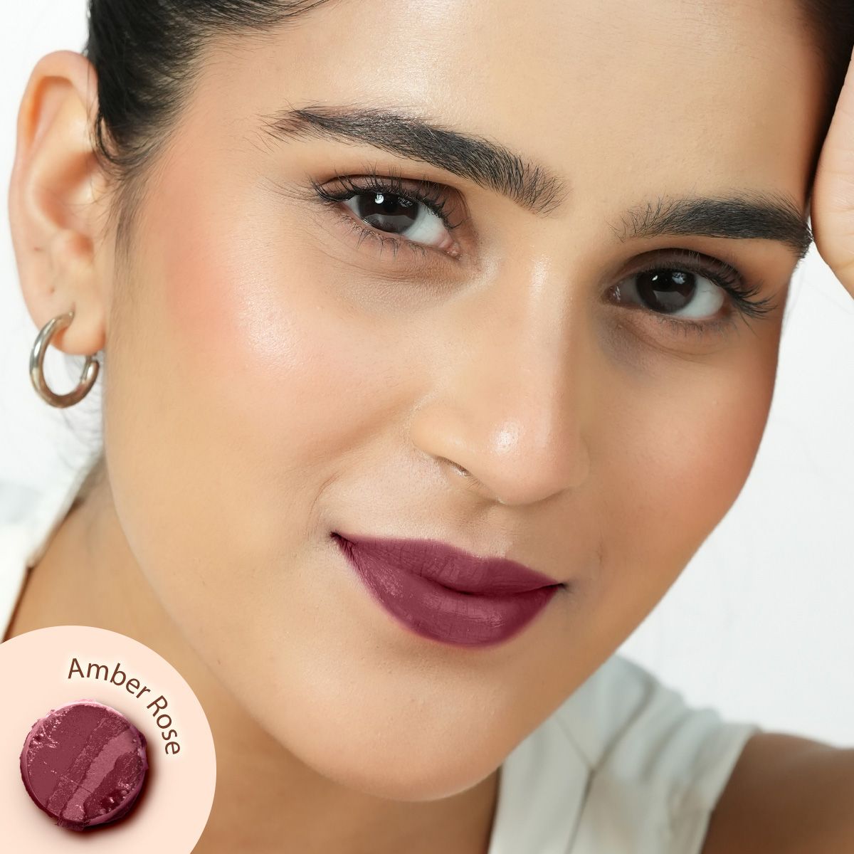 Mamaearth Moisture Matte LongStay Lipstick with Vitamin E & Avocado, 2g | Amber Rose - Image 2 - Buy from Indicrest