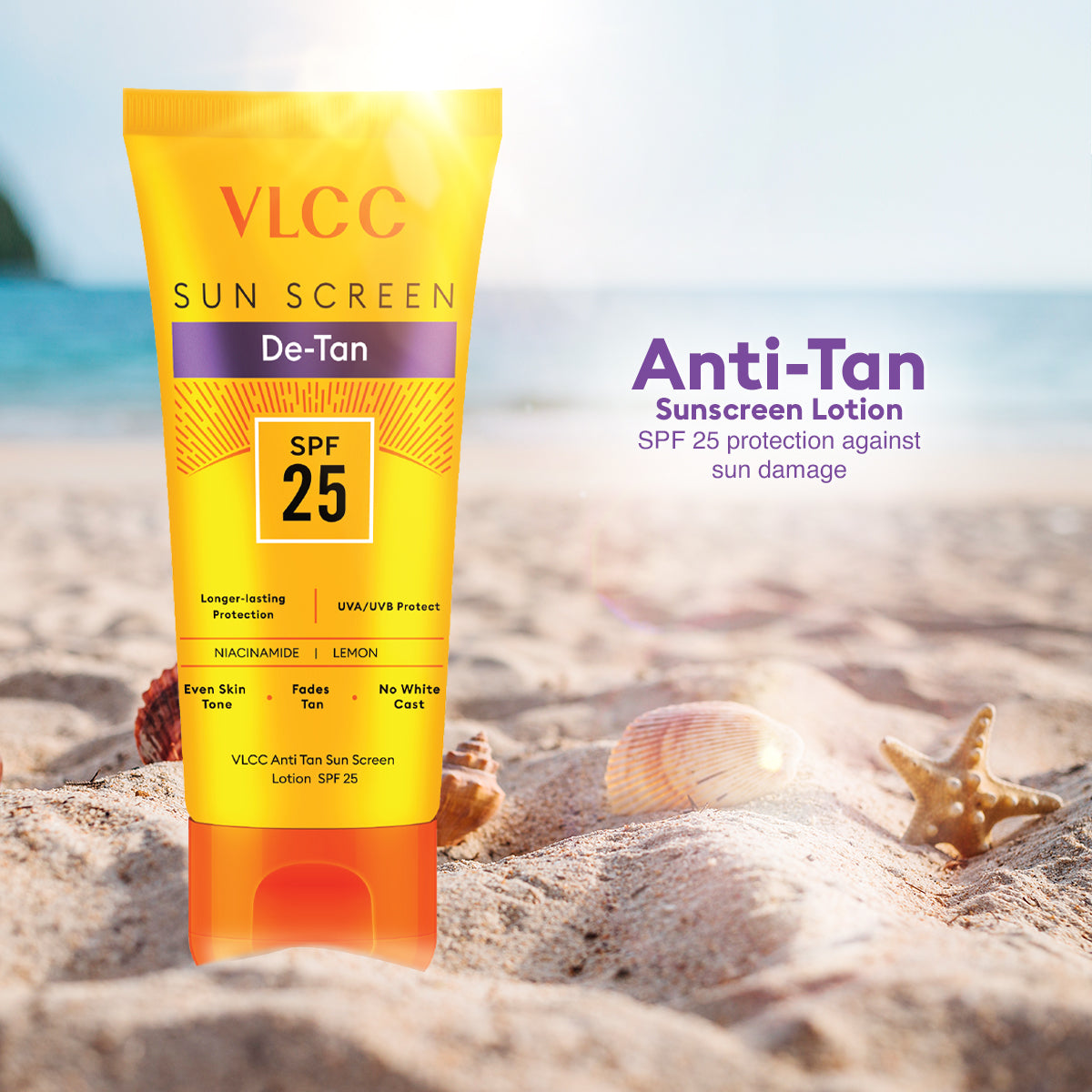 VLCC Anti Tan Sun Screen Lotion - SPF 25 PA+ -  300 ml - Buy One  Get One - Image 4 - Buy from Indicrest