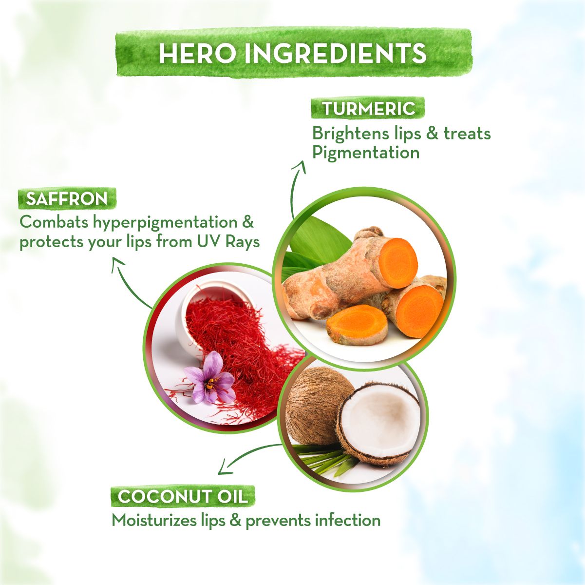 Mamaearth Ubtan Tinted 100% Natural Lip Balm with Turmeric & Saffron, 2g - Image 4 - Buy from Indicrest