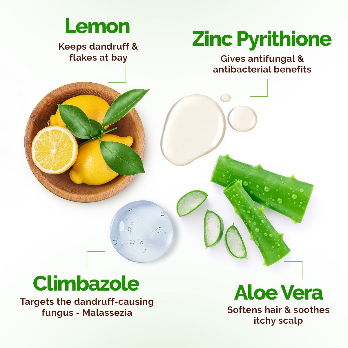 Mamaearth Lemon Anti-Dandruff Shampoo with Lemon & Aloe Vera for Itchy & Flaky Scalp, 400ml - Image 3 - Buy from Indicrest