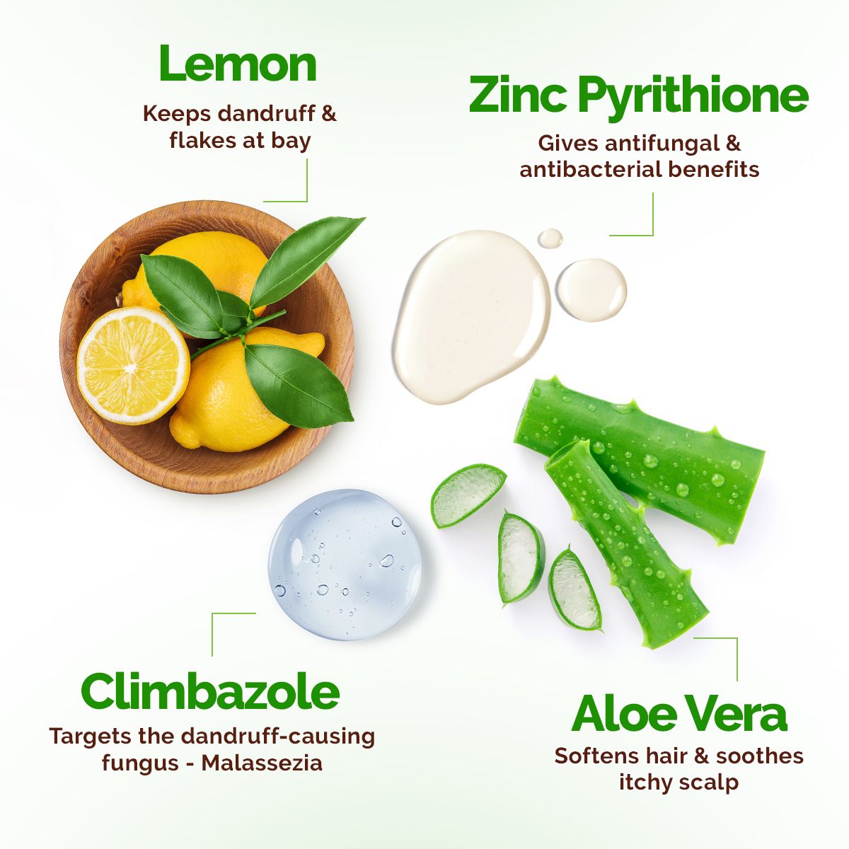 Mamaearth Lemon Anti-Dandruff Shampoo with Lemon & Aloe Vera for Itchy & Flaky Scalp, 600ml - Image 3 - Buy from Indicrest