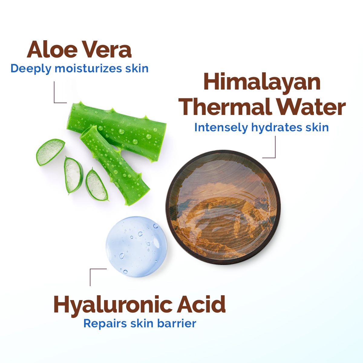 Mamaearth Aqua Glow Hydrating Sunscreen Gel with Himalayan Thermal Water and Hyaluronic Acid, 50g - Image 3 - Buy from Indicrest