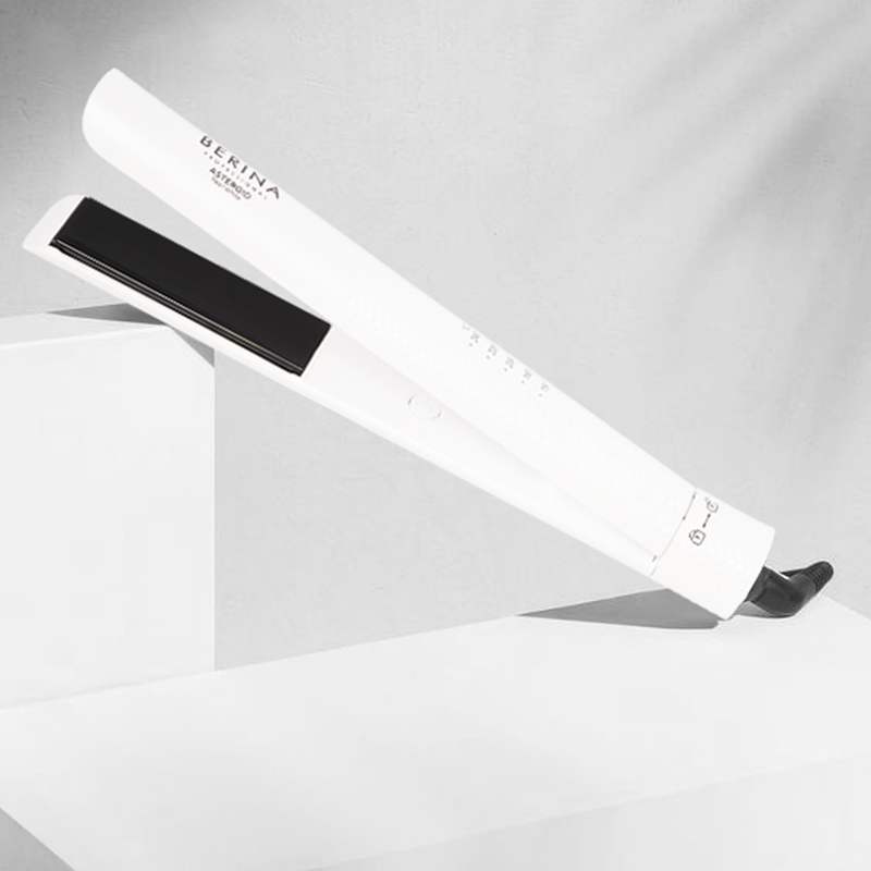 Berina Professional Asteroid BC-069 Powerful Hair Straightener | Sleek Finish & Professional Styling, Pearl White Buy from Indicrest