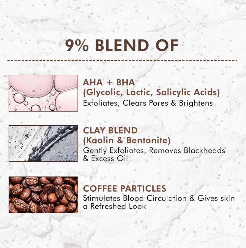 Mcaffeine Pore Cleanse Coffee Cookie Detan Face Mask, 100g - Image 3 - Buy from Indicrest