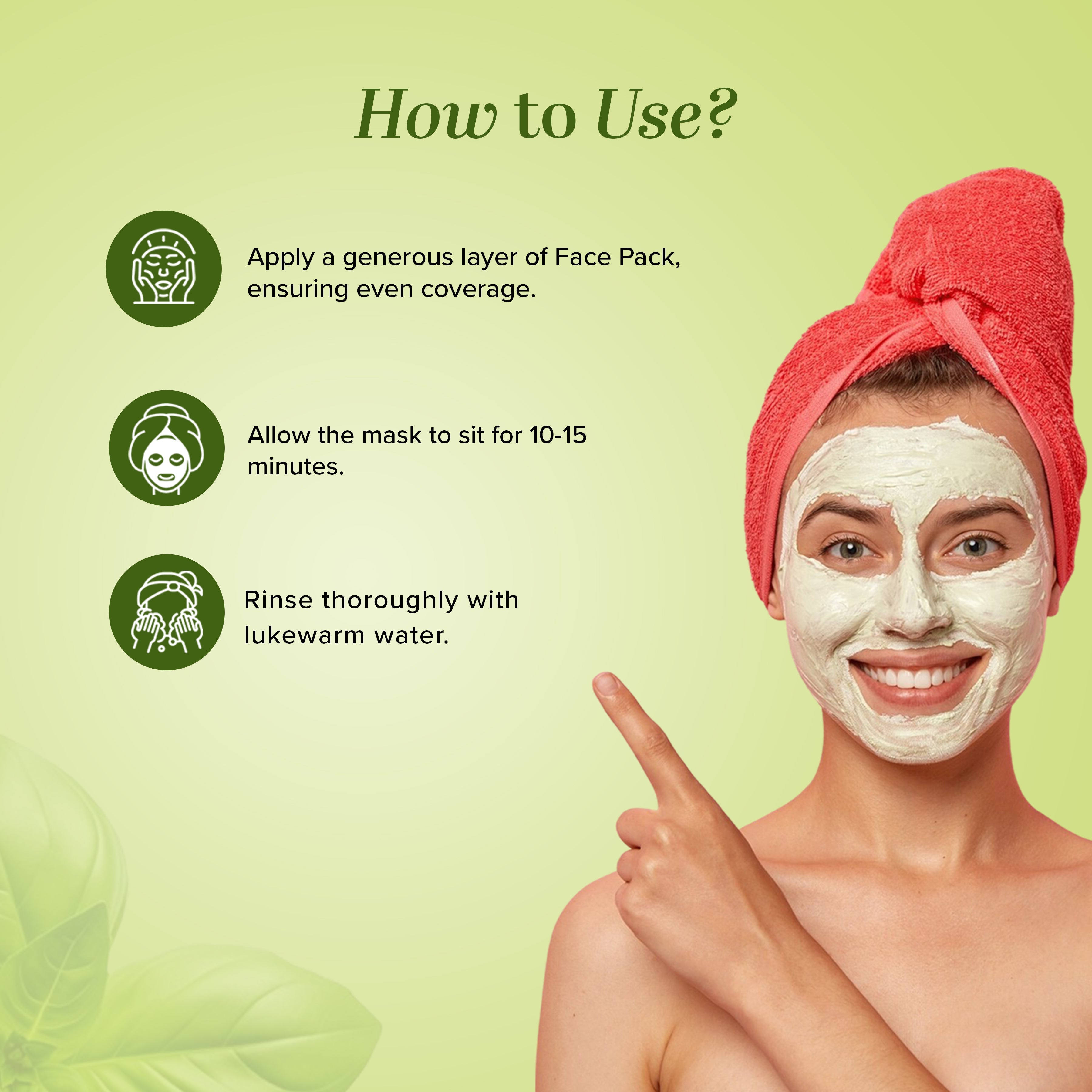 Khadi Natural Neem, Basil & Mint Face Pack - 100gm - Image 5 - Buy from Indicrest