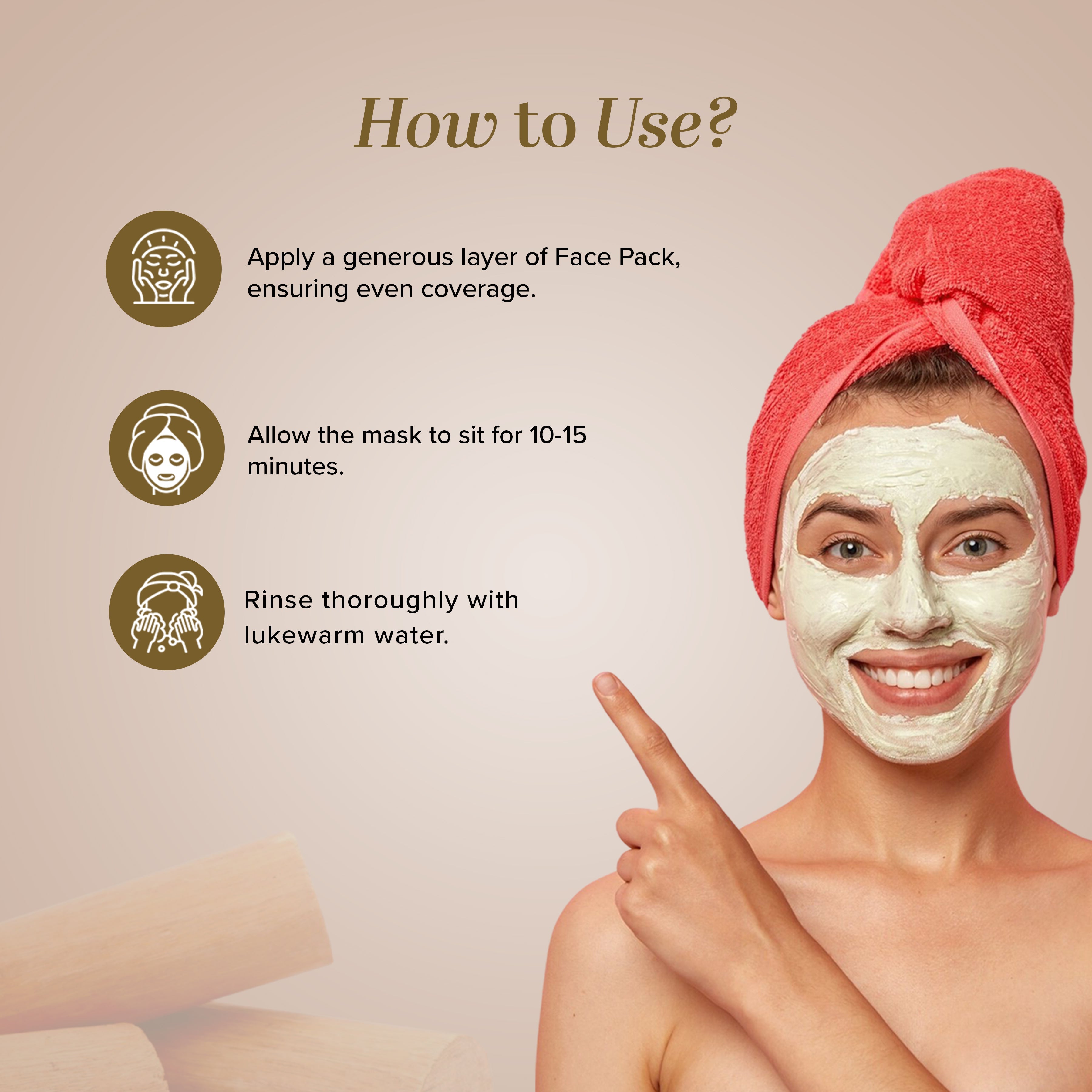 Khadi Natural Sandalwood Face Pack - 100gm - Image 4 - Buy from Indicrest