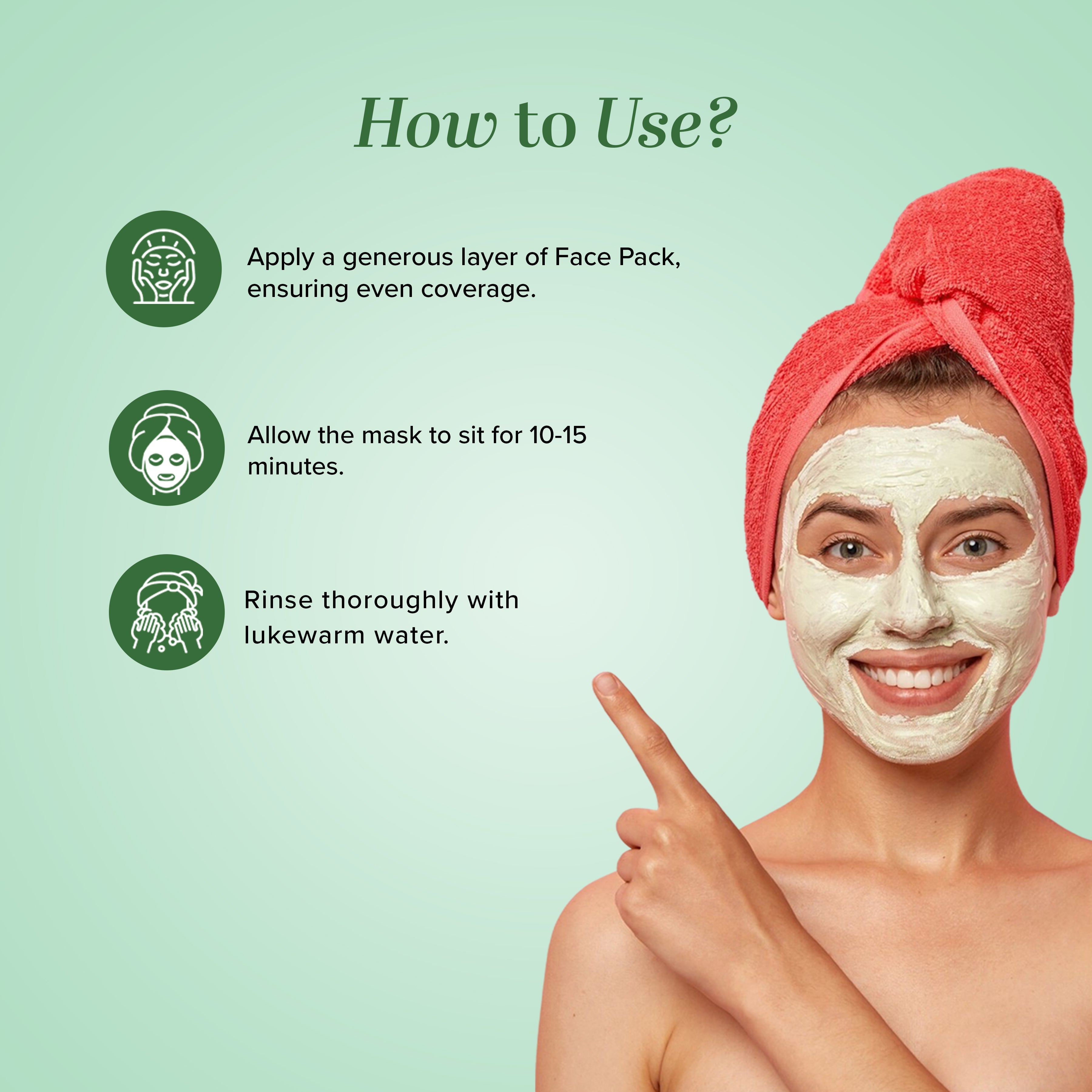 Khadi Natural Neem Tulsi Face Pack - 100gm - Image 4 - Buy from Indicrest