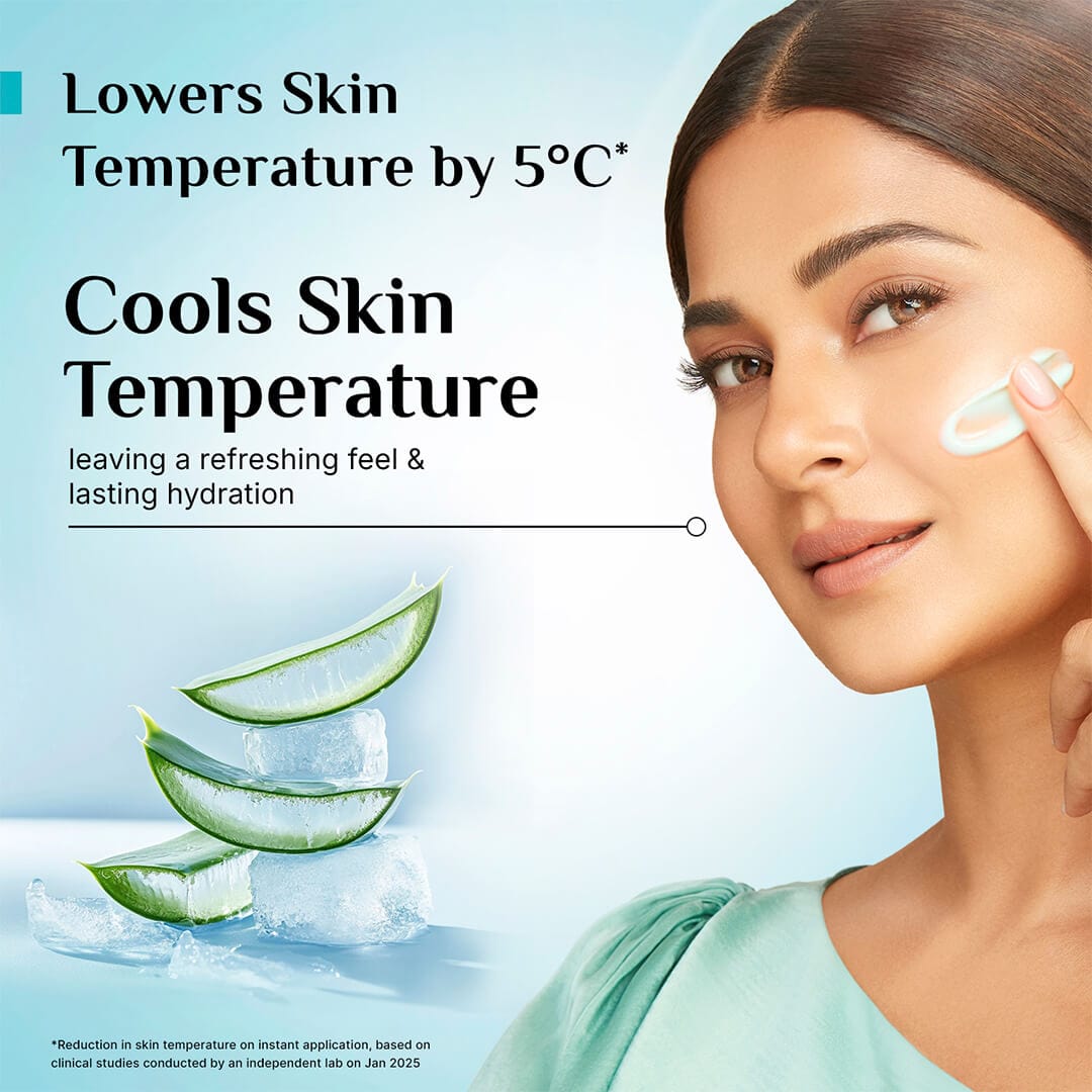 Pilgrim Korean Aloe Cooling Fluid Sunscreen SPF 50+ PA++++, 50ml - Image 3 - Buy from Indicrest