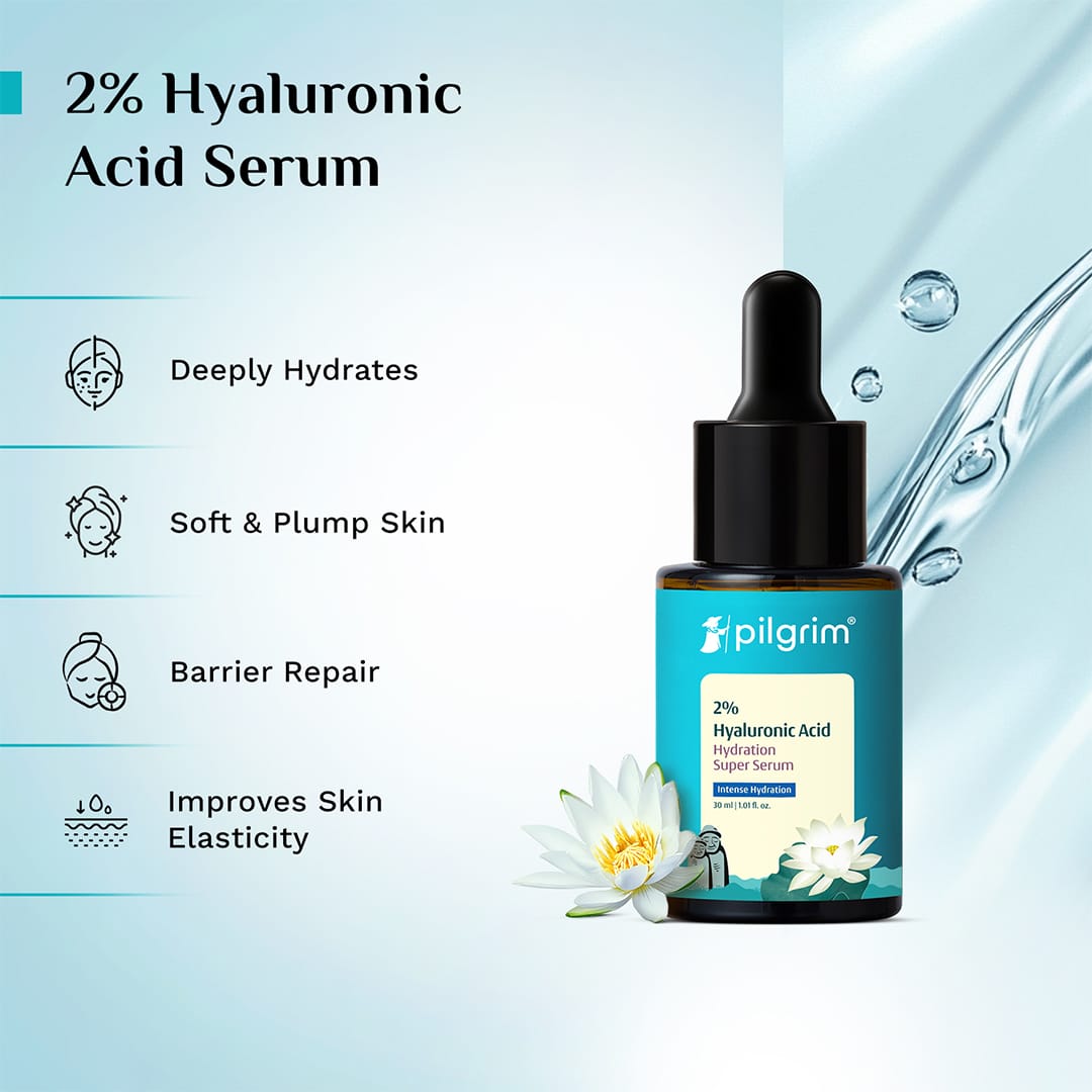 Pilgrim 2% Hyaluronic Acid Hydration Super Serum, 30ml - Image 3 - Buy from Indicrest