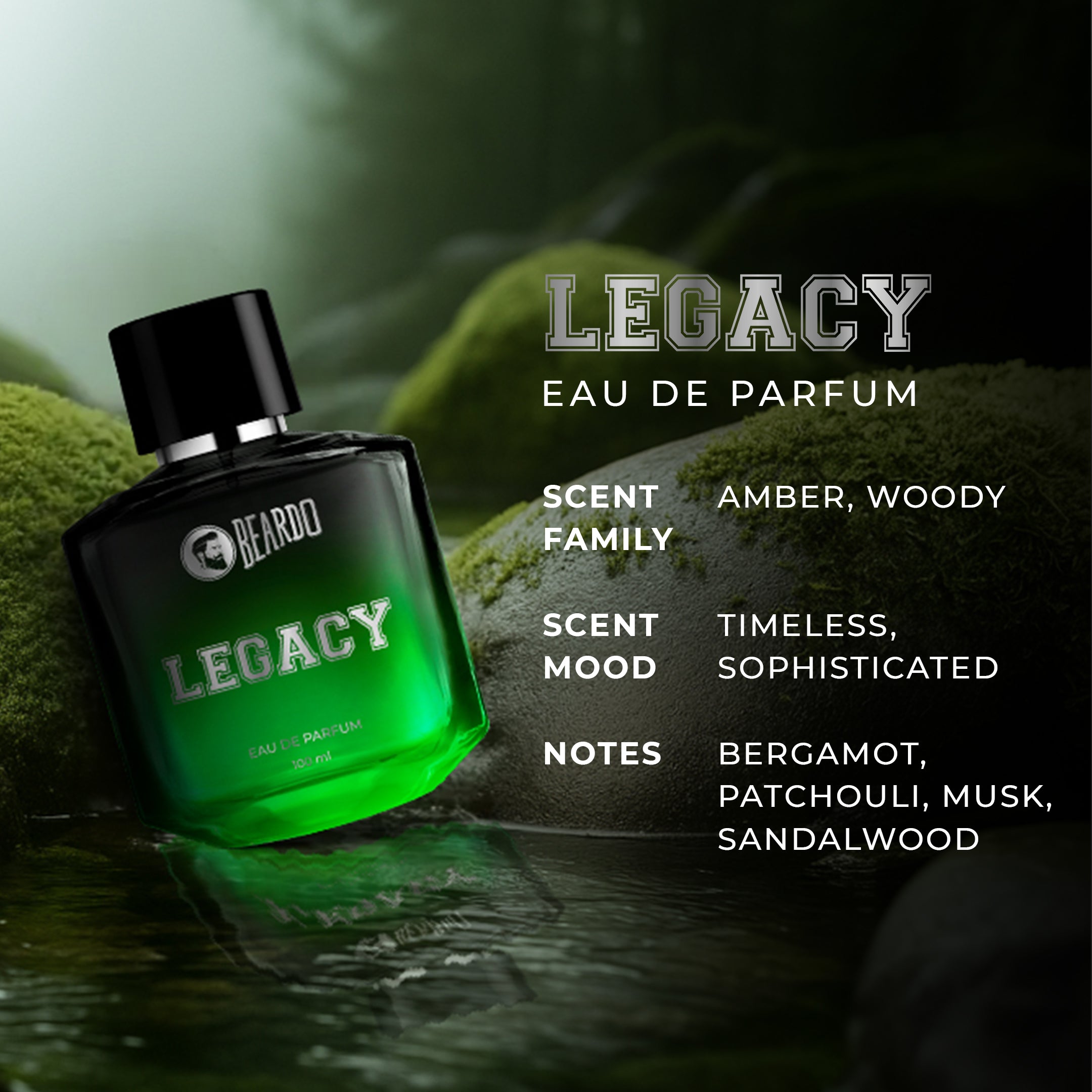 Beardo Legacy Perfume EDP, 100ml - Image 4 - Buy from Indicrest