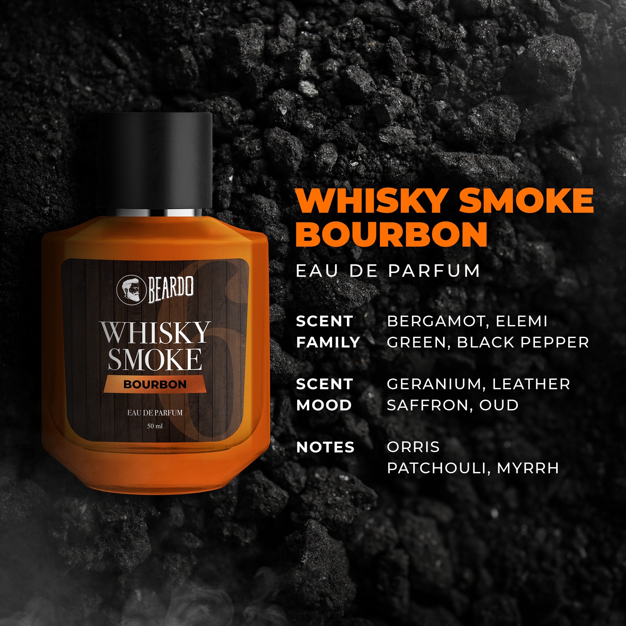 Beardo WS Bourbon 50ml & Godfather Perfume EDP 50ml Combo - Image 2 - Buy from Indicrest
