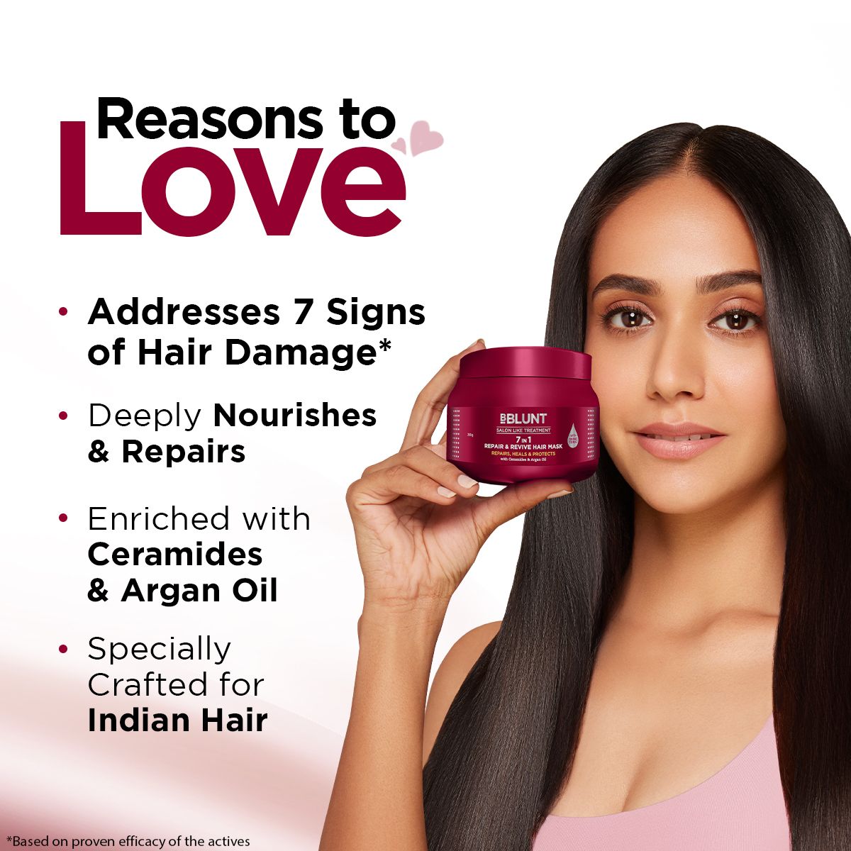 Bblunt 7 in 1 Repair & Revive Hair Mask for Upto 100% Damage Repair, 250g, 7 in 1 Repair & Revive Hair Mask 120g - Image 4 - Buy from Indicrest