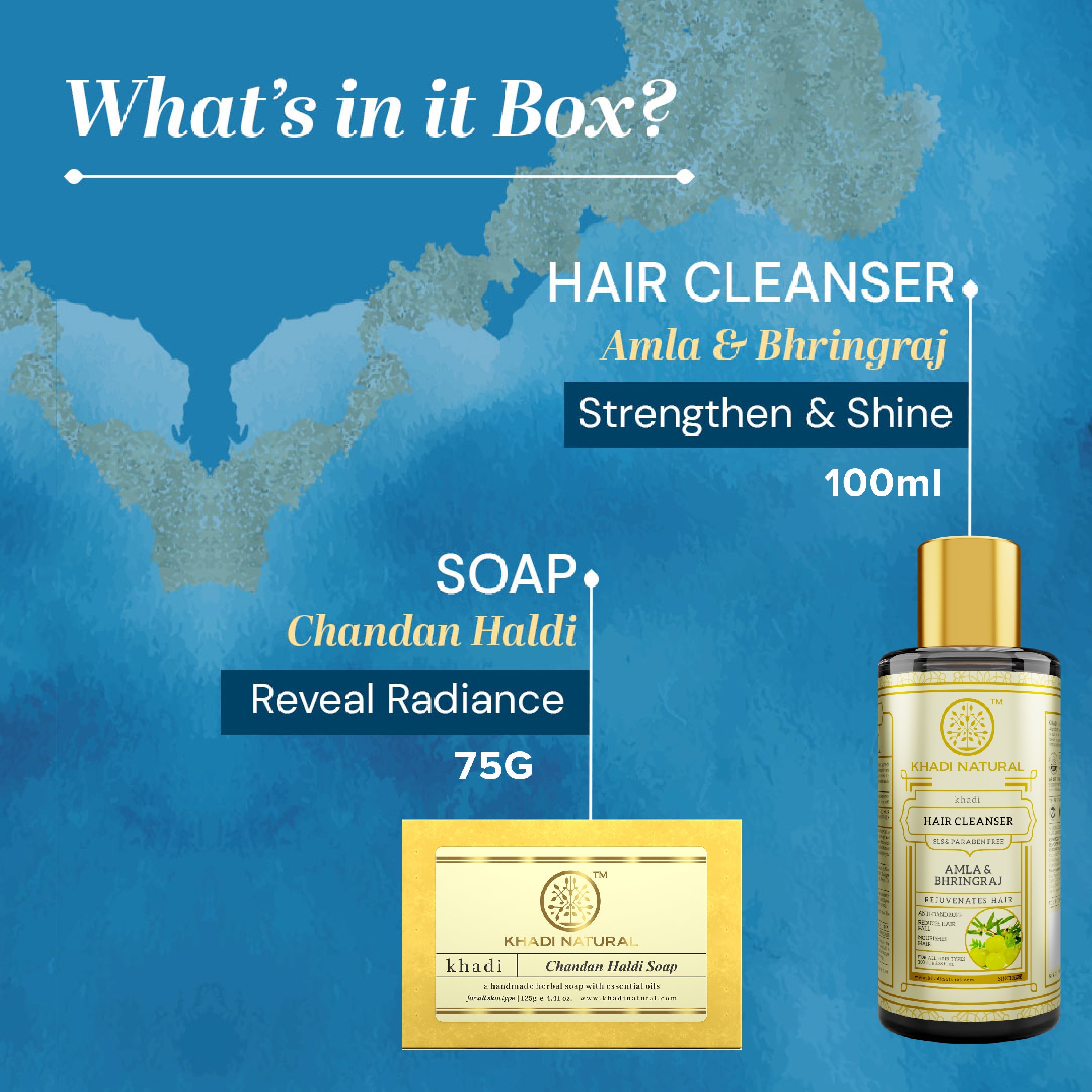 Khadi Natural Refreshing Bath Pack Bath Kit Free Size - Image 3 - Buy from Indicrest