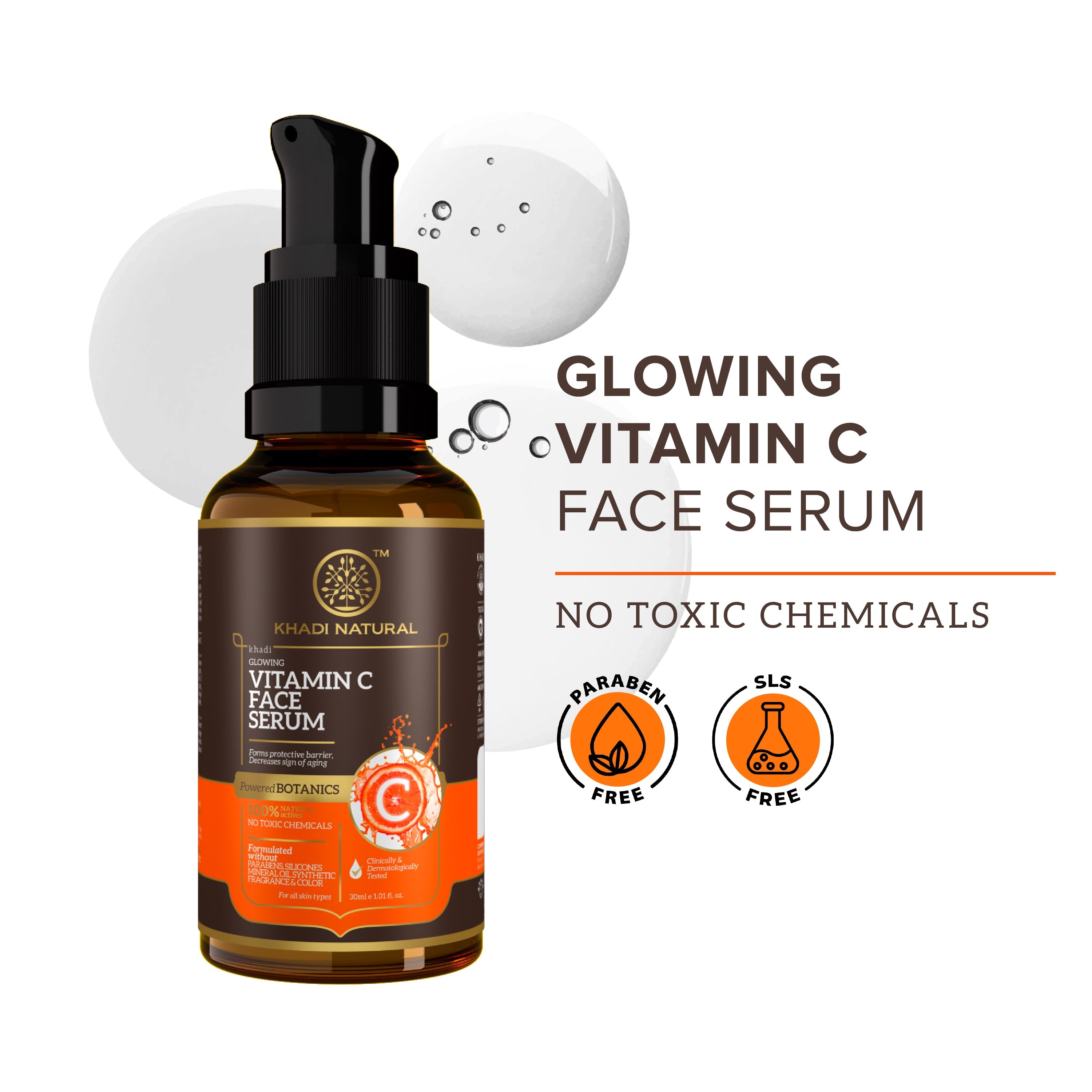 Khadi Natural Vitamin C Face Serum - 30ml - Image 8 - Buy from Indicrest