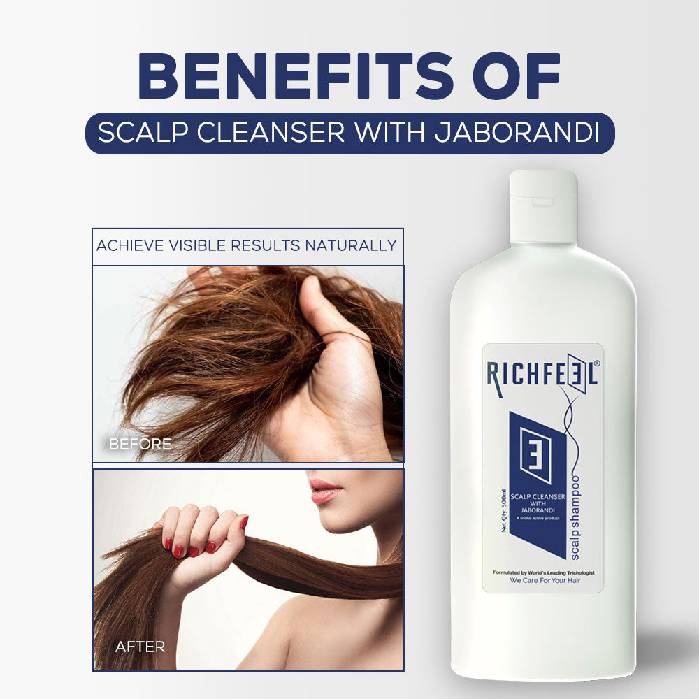 Richfeell Scalp Cleanser With Jaborandi 500 Ml - Image 3 - Buy from Indicrest