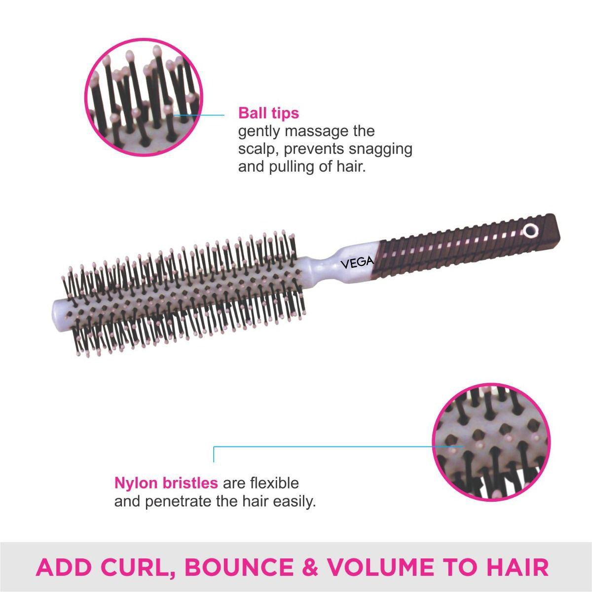 Vega Round Brush - R1-RB