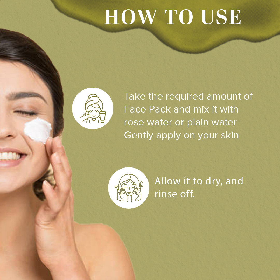Khadi Natural Gold Thermo Herb Skin Tightning Face Pack - 100gm - Image 4 - Buy from Indicrest