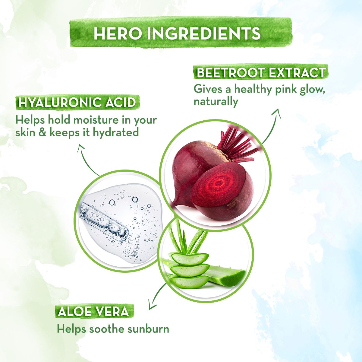 Mamaearth Beetroot Hydraful Sunscreen With Beetroot & Hyaluronic Acid, 50g - Image 3 - Buy from Indicrest