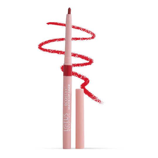 Lotus Herbals Make-Up Ecostay Matte Lip Liner, Red Carpet, 0.3g