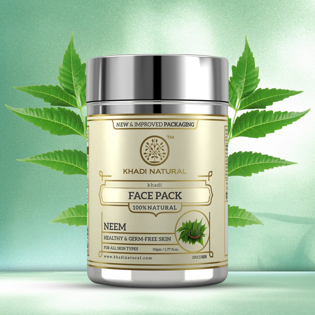 Khadi Natural Neem Face Pack - 50gm - Image 5 - Buy from Indicrest
