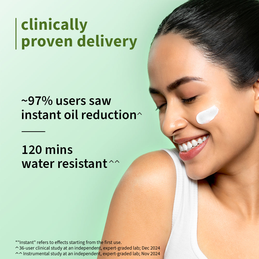 Plum Green Tea & Zinc Super-Matte SPF 50 Sunscreen Gel for Oily Skin | Instant Oil Reduction| 120-Min Water Resistant | Dermat-Tested | No White Cast, 50g