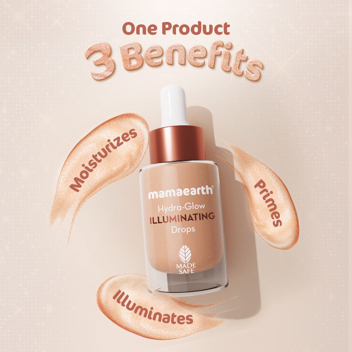 Mamaearth Hydra-Glow Illuminating Drops with Vitamin C & Hyaluronic Acid, 15ml - Image 3 - Buy from Indicrest