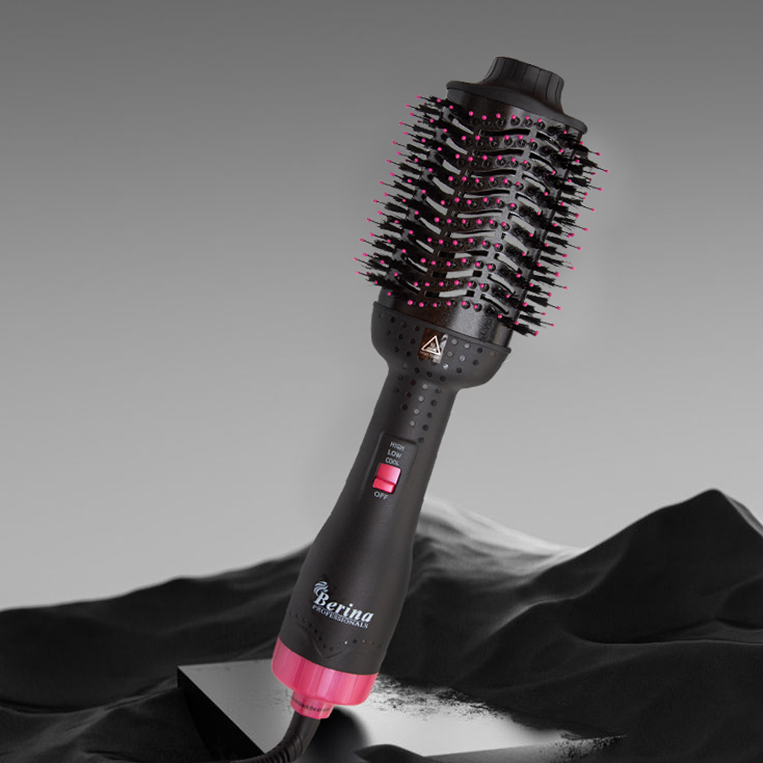 Berina Professional Salon One-Step Dryer & Volumizer HY-036 | Blow Dry, Style & Add Volume in One Step, HY-036