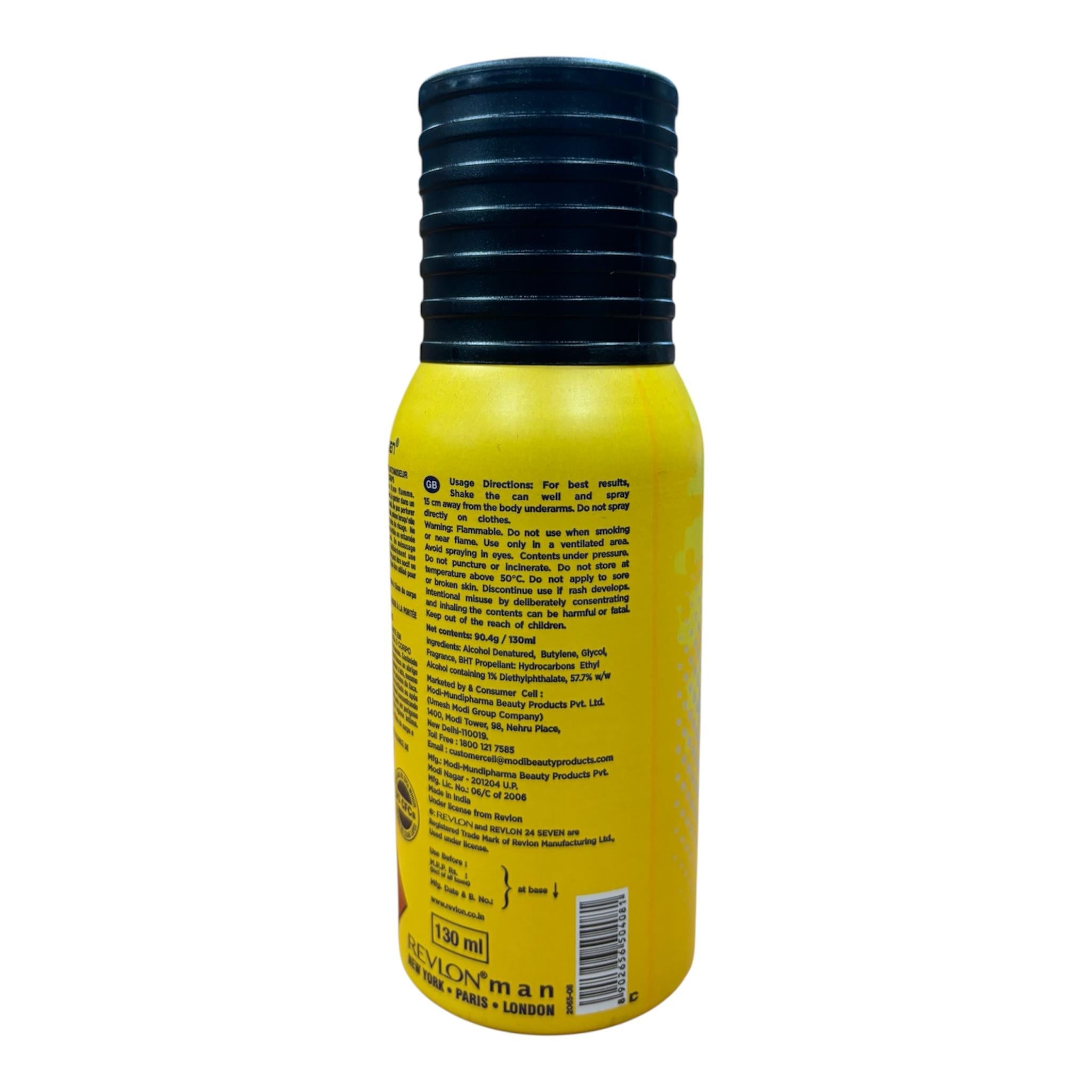 Revlon 24Seven Deodorant Spray, Krypton - 130ml - Image 17 - Buy from Indicrest