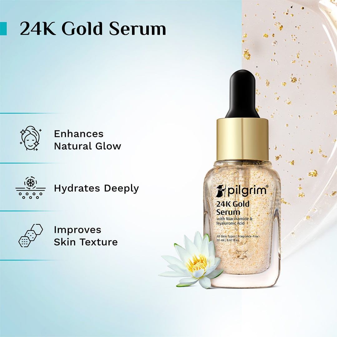 Pilgrim 24K Gold Serum, 20ml - Image 3 - Buy from Indicrest