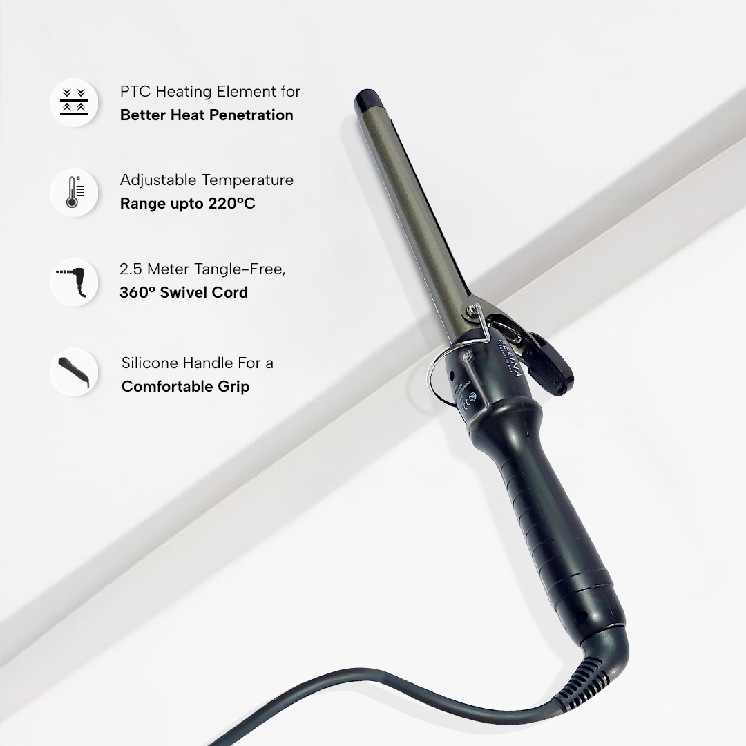 Berina Professional Astro Waves BC-1550 (19mm) | Tight Waves & Defined Curls for Fine to Medium Hair, 19 MM