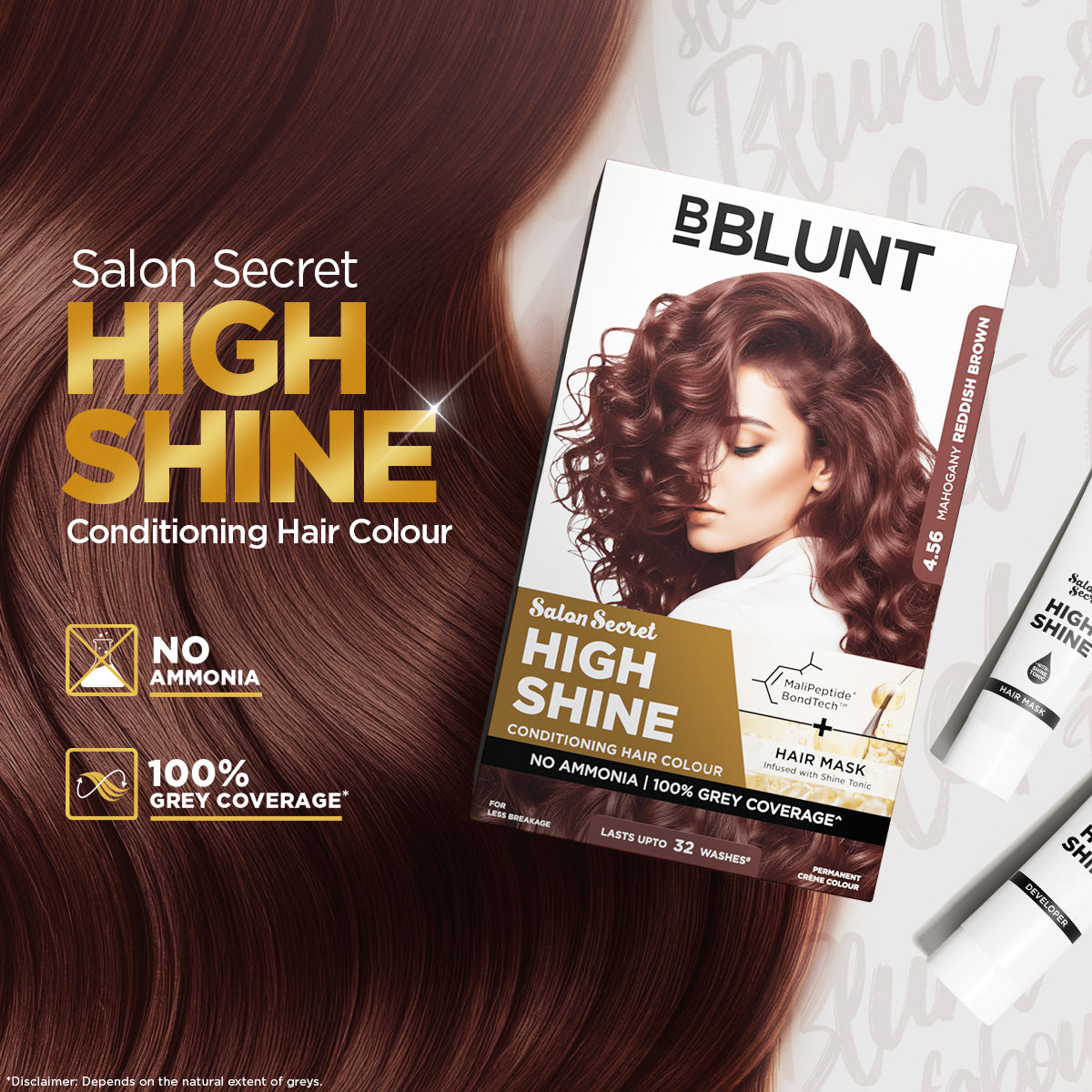 Bblunt High Shine Conditioning Hair Colour, Wine Burgundy Shade 4.20 - Image 17 - Buy from Indicrest