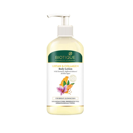 Biotique Ubtan & Collagen Body Lotion, 300ml - Buy from Indicrest