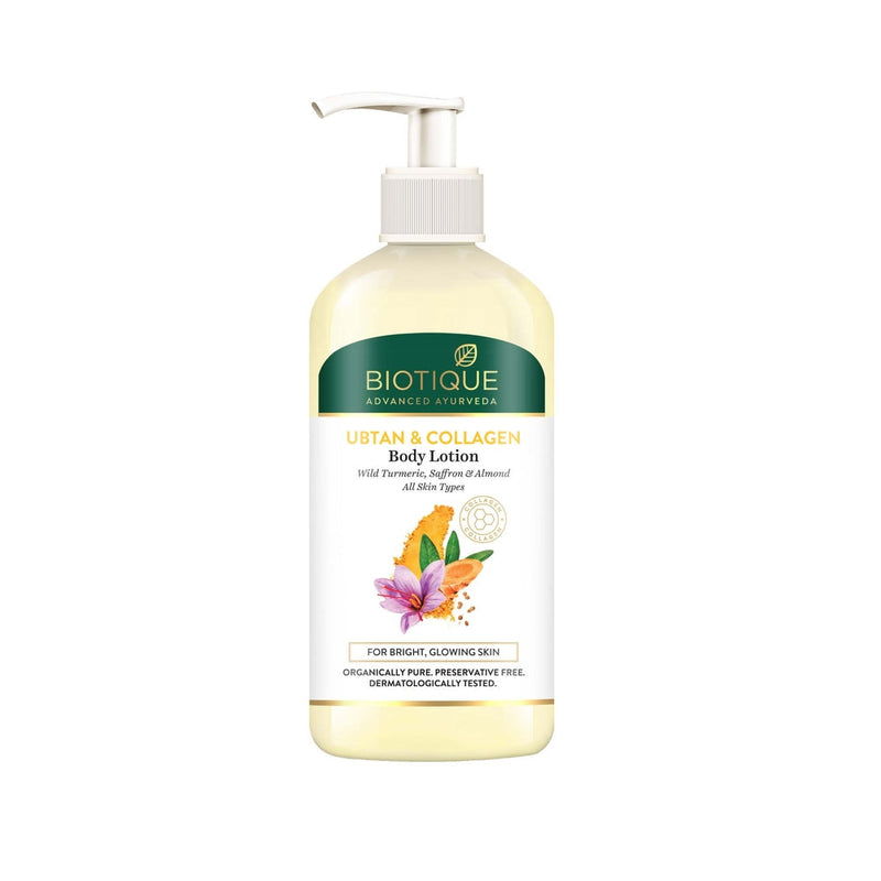 Biotique Ubtan & Collagen Body Lotion, 300ml - Buy from Indicrest