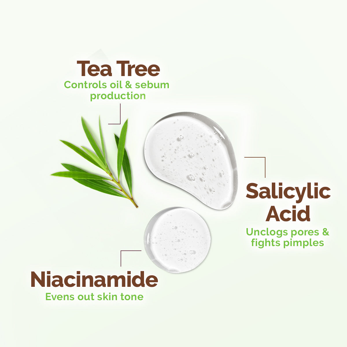 Mamaearth Tea Tree Pimple Control Face Wash with Tea Tree & Salicylic for Oily & Acne-Prone Skin, Pack of 2 X 150ml - Image 3 - Buy from Indicrest