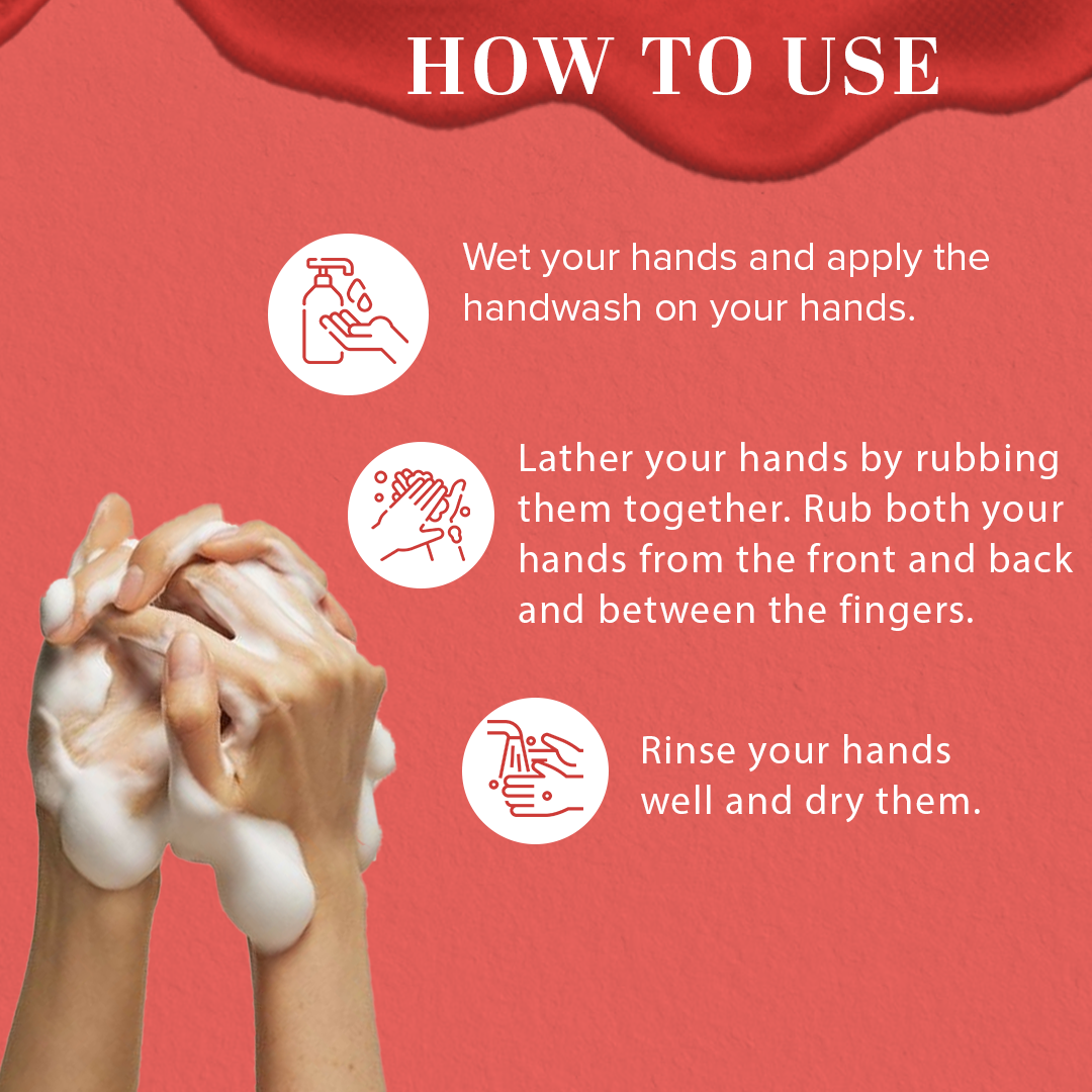Khadi Natural Anti Germ Rose Handwash - 300ml - Image 4 - Buy from Indicrest