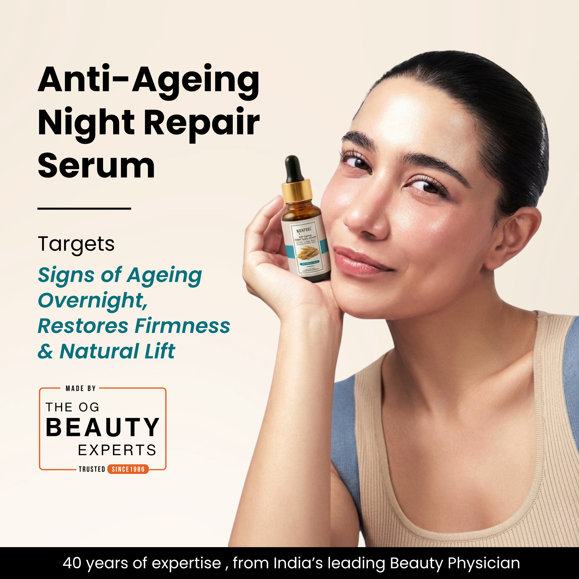 Richfeell Anti Ageing Night Repair Serum 10 Ml - Image 2 - Buy from Indicrest