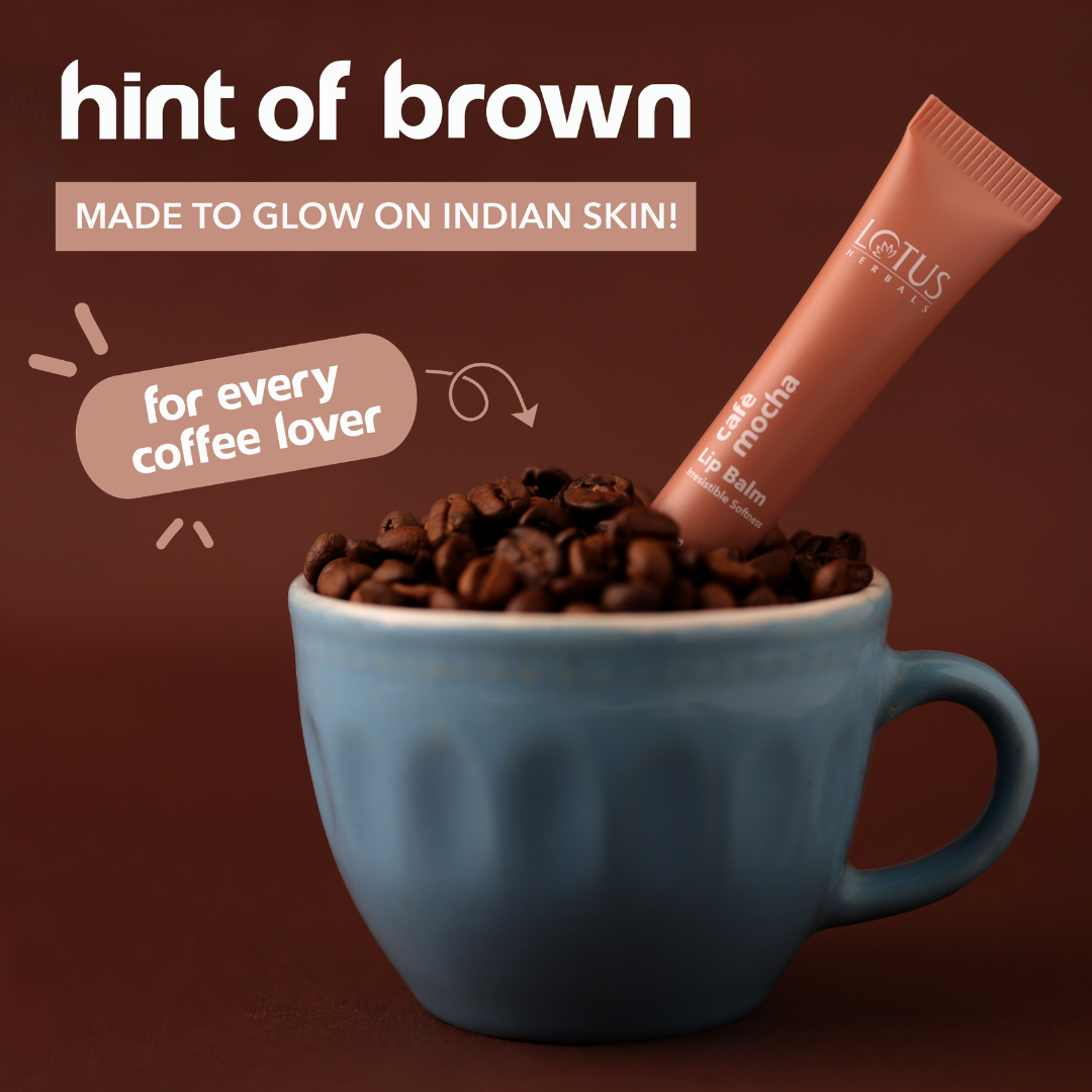 Lotus Herbals Cafe Mocha Lip Balm, 10g
