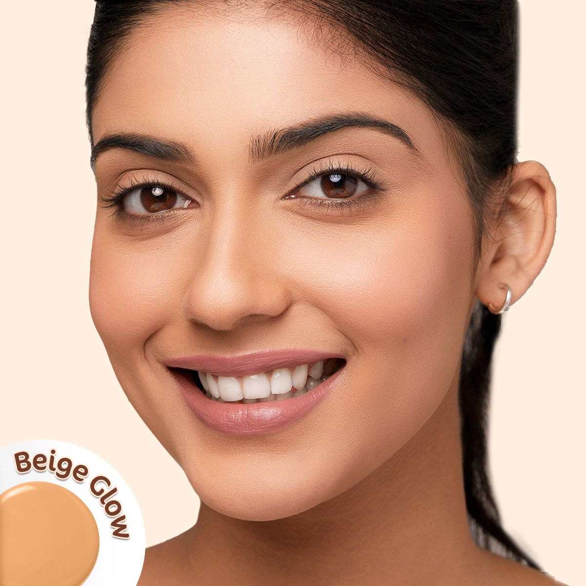 Mamaearth Glow Serum Foundation, 30ml | Beige Glow - Image 2 - Buy from Indicrest